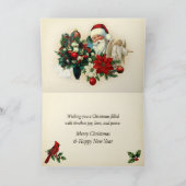 Carte Victorian Christmas Portrait (Intérieur)