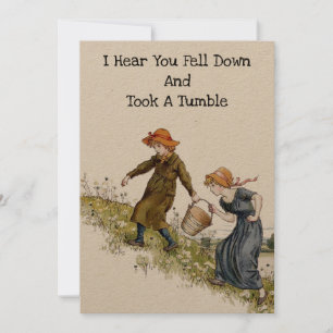 Carte Victorian Era Jack & Jill par Kate Greenaway