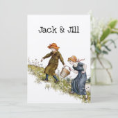 Carte Victorian Era Jack & Jill par Kate Greenaway (Debout devant)