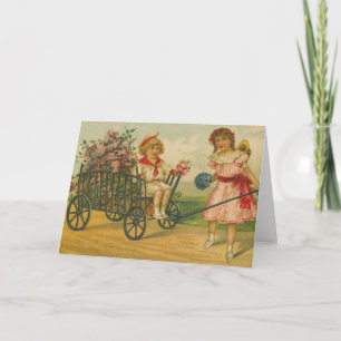 Carte Victorian Flowers For Mom Mother's Day Card