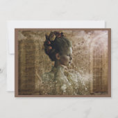 Carte Victorian Ghost Lady in Waiting (Devant)