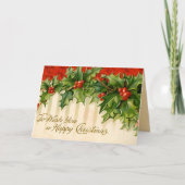 Carte Victorian Holly (Devant)