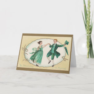 Carte Victorian Irish Dance St. Patrick's Day Card