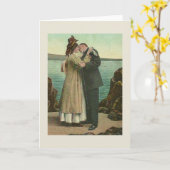 Carte Victorian Kiss Anniversaire (Fleur jaune)