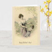 Carte Victorian Mother's Day Card (Fleur jaune)