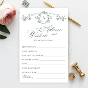 Carte Victorian Ornate Grace Floral Voeux & Consei