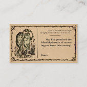 Carte Victorian Personnalisable Frog Acquaincard (Devant)