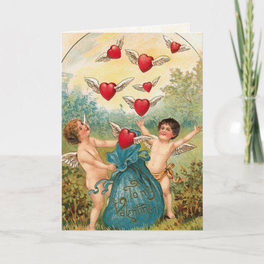 Carte Victorian Valentine's Day (Devant)