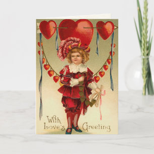 Carte Victorian Valentine's Day