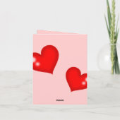 Carte Victorian Valentine's Day vintage (Dos)