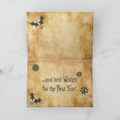 Carte Victorien rouge de Steampunk (Intérieur)