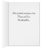 Carte victorienne d'amour (Intérieur (Droit))