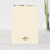 Carte Victorienne de couleur Foil Valentine (Verso)