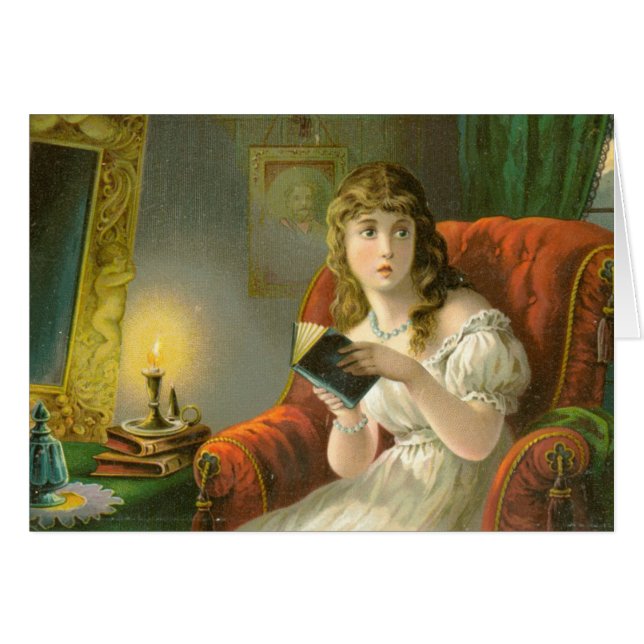 Carte victorienne de fantôme (Devant horizontal)