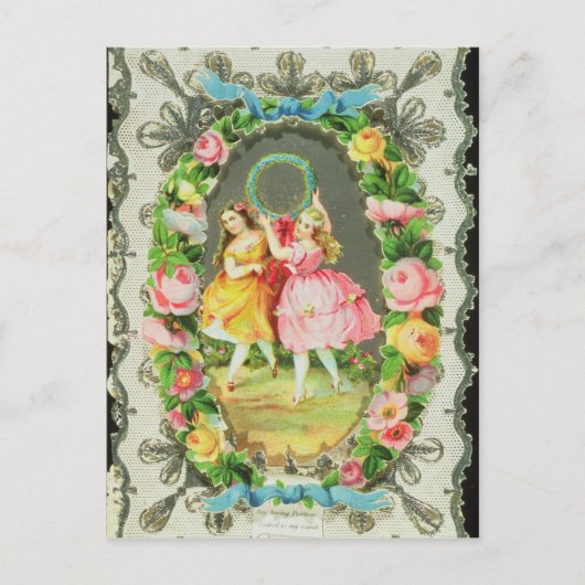 Carte victorienne de Valentine (Devant)