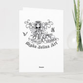 Carte victorienne gothique d'Annie Fae (Dos)