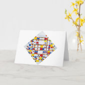 Carte Victory Boogie Woogie, Mondrian (Fleur jaune)