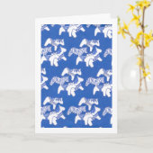 Carte Vide à l'intérieur des chevaux (Fleur jaune)