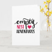 Carte Vide aventure d'amour de nid (Fleur jaune)