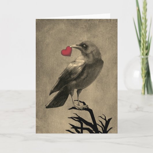 Carte Vide Crow Love (Devant)