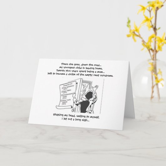 Carte vide fière de Nester (Fleur jaune)