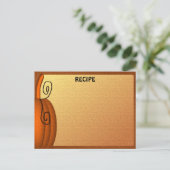 Carte Vide N° 2 de la recette Automne (Debout devant)