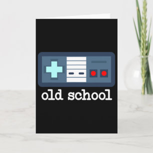 Carte Vidéo Retro Vintage masculine du vieux gamer 80's