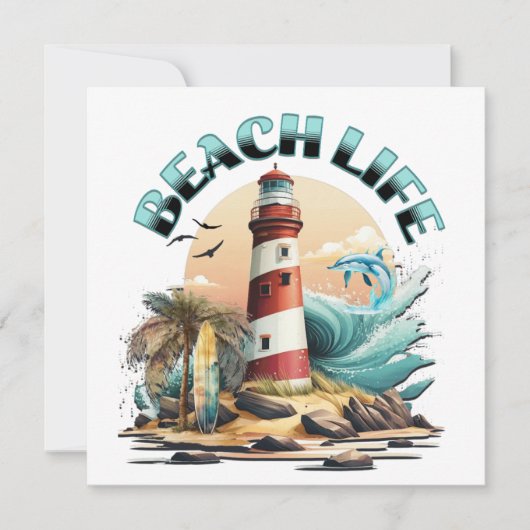 Carte Vie de plage (Devant)