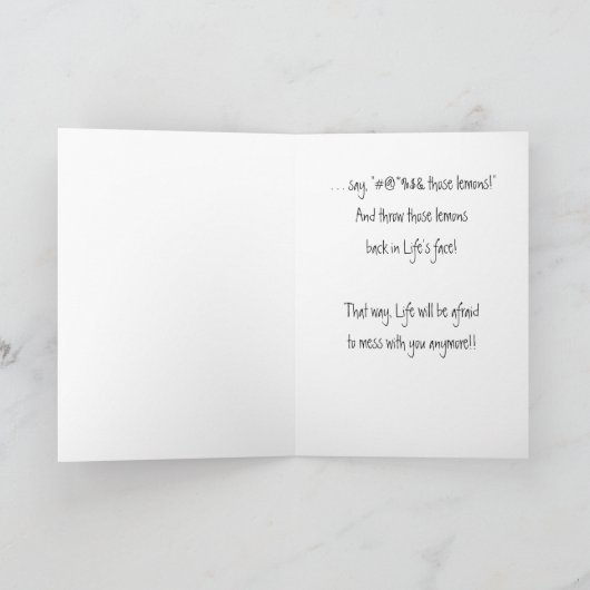 Carte Vie et citrons (Intérieur)