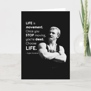Carte Vie - Eugen Sandow Bodybuilding Motivation