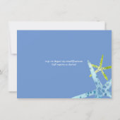 Carte VIE MARINE BUDGET Plage Mariage Océan (Dos)