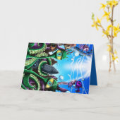 Carte Vie maritime extra-terrestre (Fleur jaune)