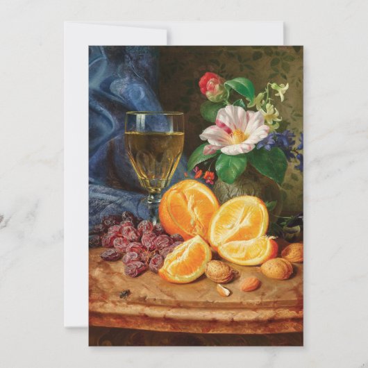 Carte Vie morte avec des oranges | Josef Lauer (Devant)