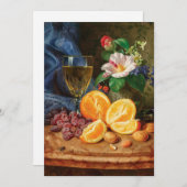 Carte Vie morte avec des oranges | Josef Lauer (Devant / Derrière)