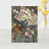 Carte Vie morte avec ventilateur (Fleur jaune)