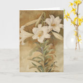 Carte Vie morte des Lys de Pâques | John La Farge (Fleur jaune)