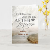 Carte Vie Partenaire Foggy Coastal Path Romantique Anniv (Fleur jaune)