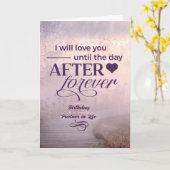 Carte Vie Partenaire Romantique Anniversaire Purple Fogg (Fleur jaune)