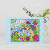 Carte Vie/Plat occupée 7"x5" (Debout devant)