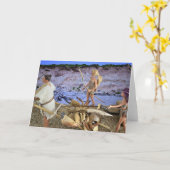 Carte Vie préhistorique. (Fleur jaune)