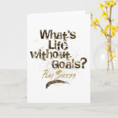 Carte Vie sans objectifs (Football) (Fleur jaune)