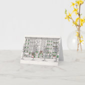 Carte Vie Ville de vacances (Fleur jaune)