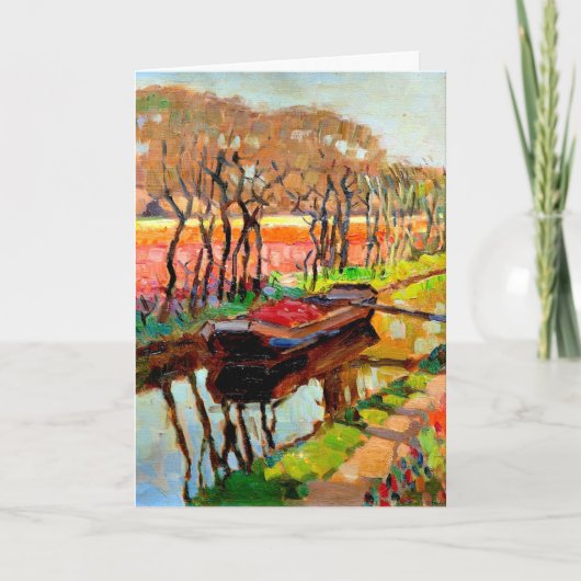 Carte Viegers - Un Bateau de fortune dans les champs d'a (Devant)