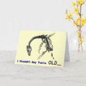 Carte Vieil anniversaire de relique (Fleur jaune)