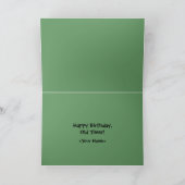 Carte Vieil anniversaire idiot de cowboy et de cheval (Intérieur)