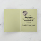 Carte Vieille 68e anniversaire Humour & mignon Otter Ani (Intérieur)
