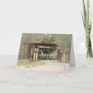 Carte Vieille Anniversaire-personnaliser de chevalet de