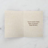 Carte Vieille chèvre amusante pour vieillir (Intérieur)