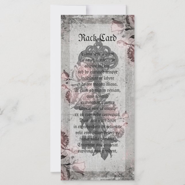 Carte Vieille Clé et Roses (Devant)