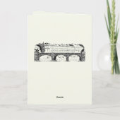 Carte Vieille fontaine dans le parc avec garçon sculpté (Dos)